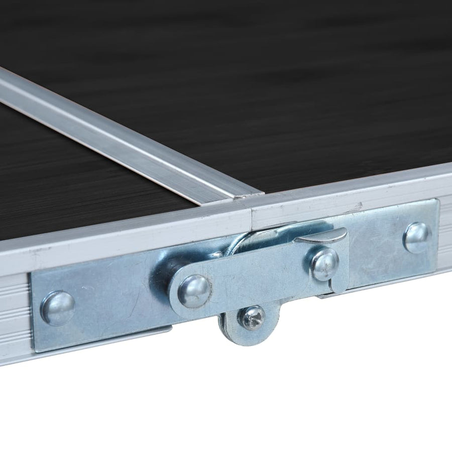 Campingtafel Inklapbaar Aluminium 120 x 60 cm Grijs