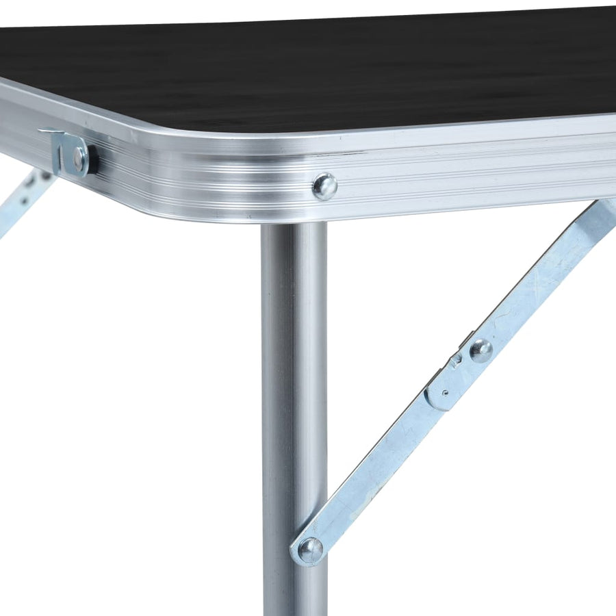 Campingtafel Inklapbaar Aluminium 120 x 60 cm Grijs