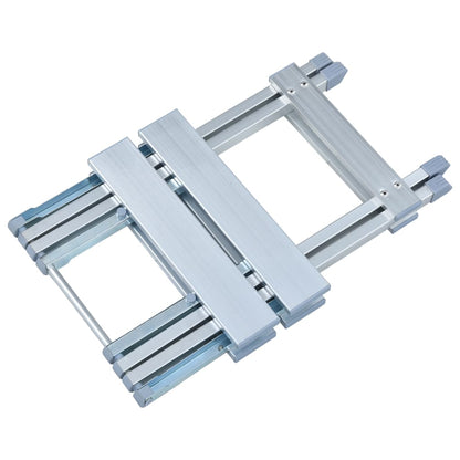 Campingkruk 28X26X39 Cm Aluminium Zilver