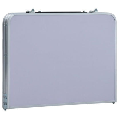 Campingtafel Inklapbaar 60X40 Cm Aluminium Wit