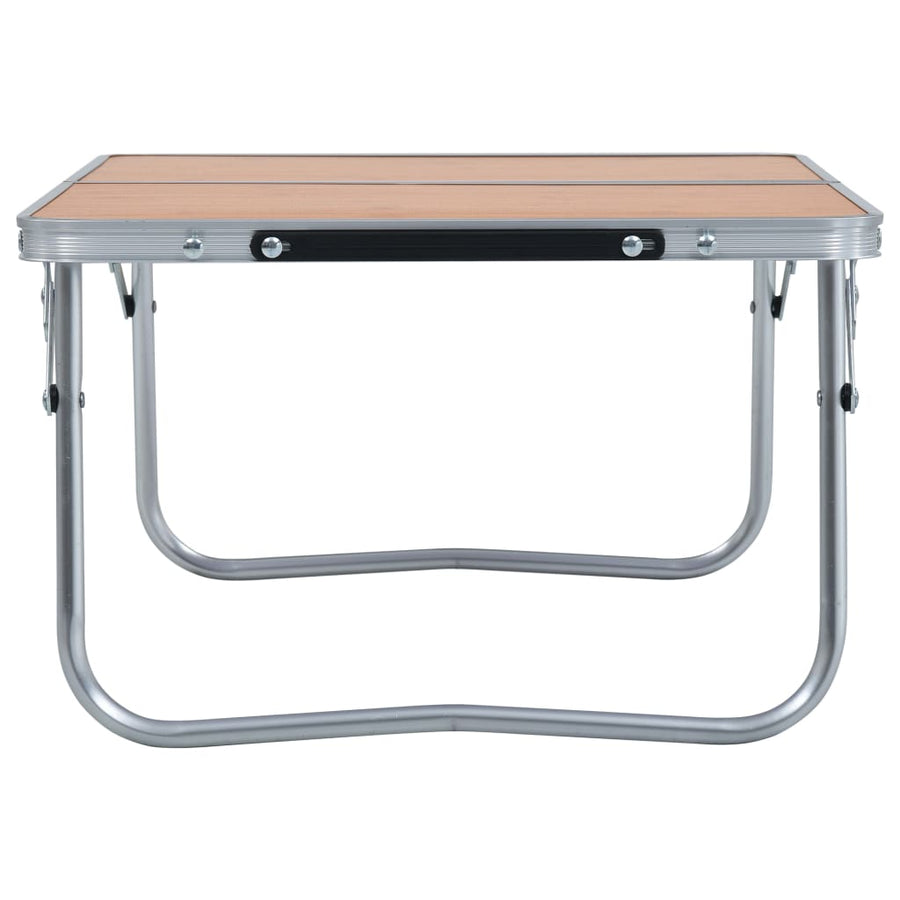 Campingtafel Inklapbaar 60X40 Cm Aluminium Bruin