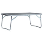 Campingtafel Inklapbaar 60X40 Cm Aluminium Grijs