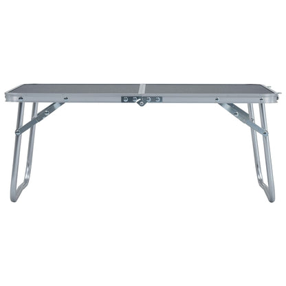 Campingtafel Inklapbaar 60X40 Cm Aluminium Grijs