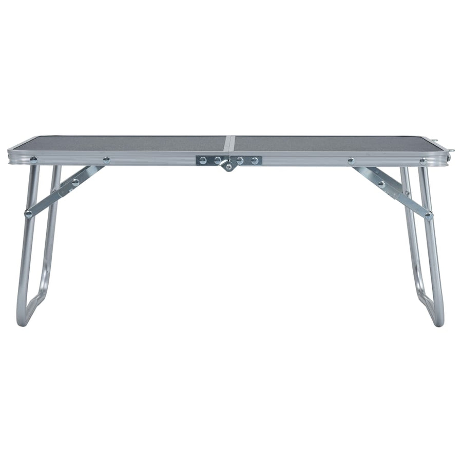 Campingtafel Inklapbaar 60X40 Cm Aluminium Grijs