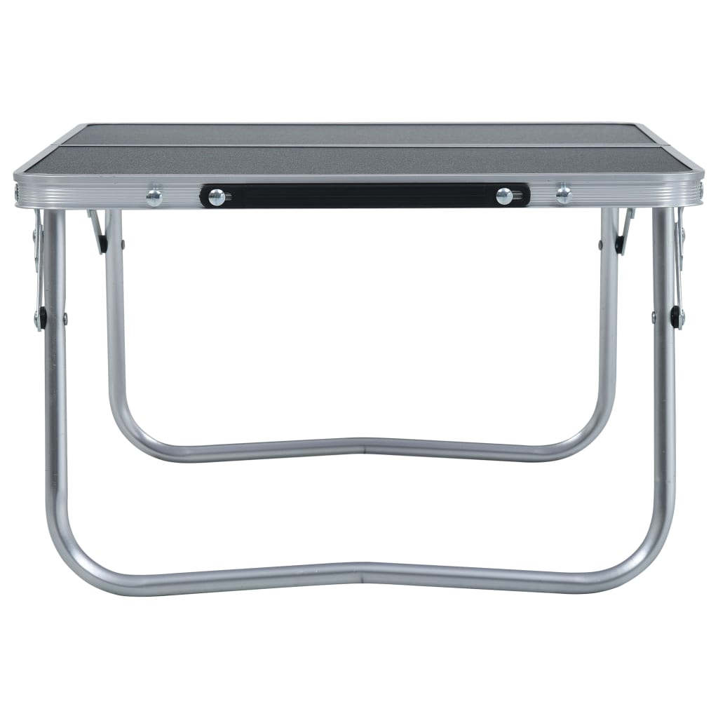 Campingtafel Inklapbaar 60X40 Cm Aluminium Grijs