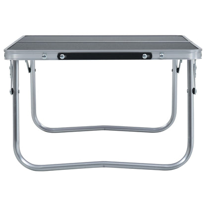 Campingtafel Inklapbaar 60X40 Cm Aluminium Grijs