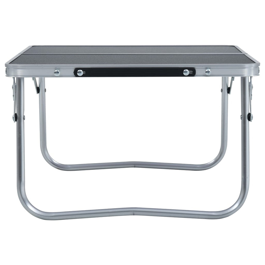 Campingtafel Inklapbaar 60X40 Cm Aluminium Grijs