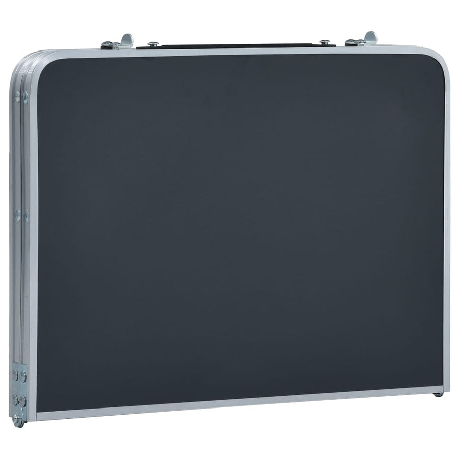Campingtafel Inklapbaar 60X40 Cm Aluminium Grijs