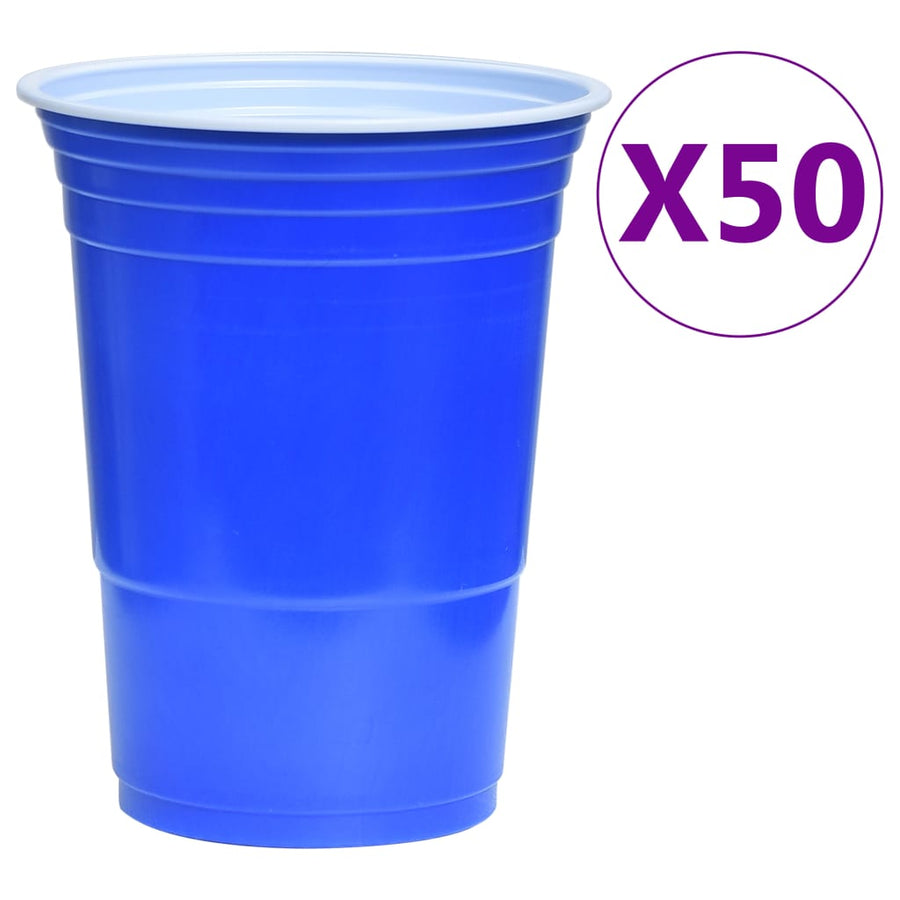 Bierpongtafelset 0,5 L Kunststof
