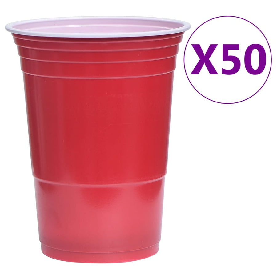 Bierpongtafelset 0,5 L Kunststof