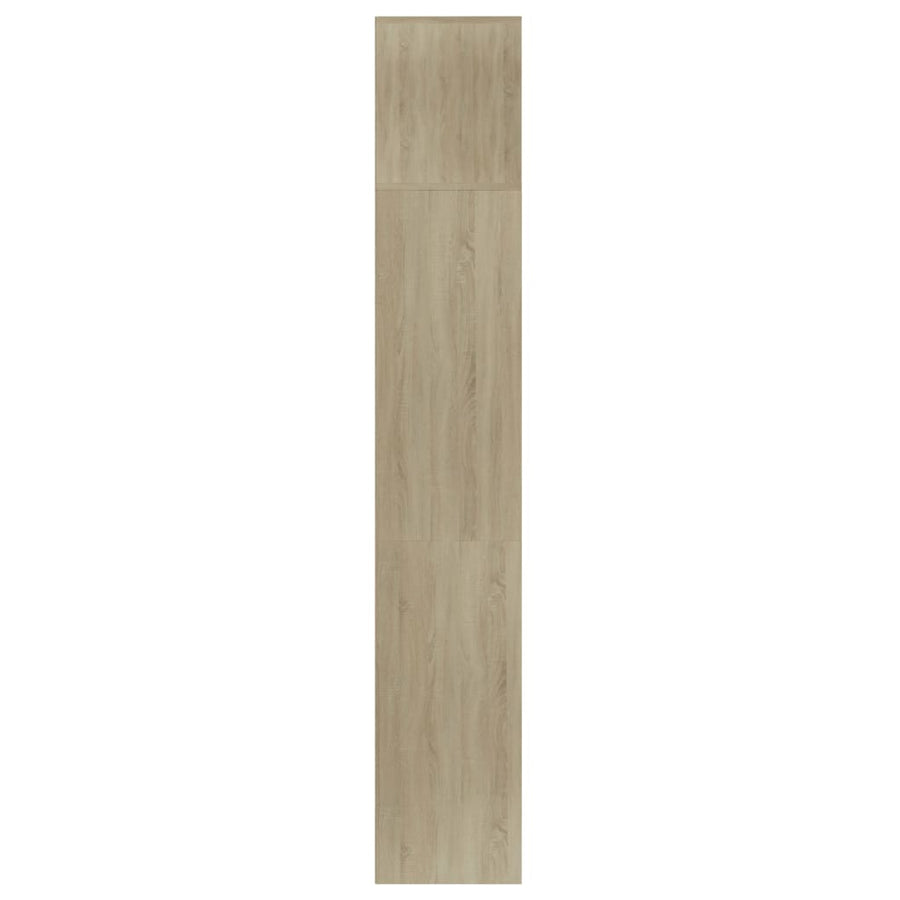 3-Delige Boekenkast-/Tv-Meubelset 180X30X180 Cm Eikenkleurig