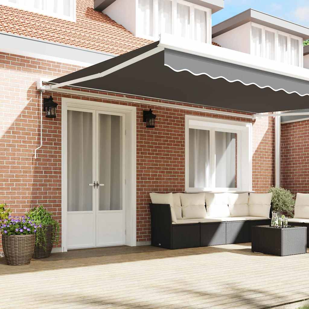 Zijde Frame Wit 500 × 300 cm Aluminium