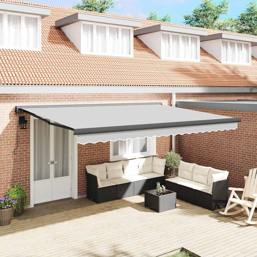 Markies Antraciet 4 × 3 m Metaal