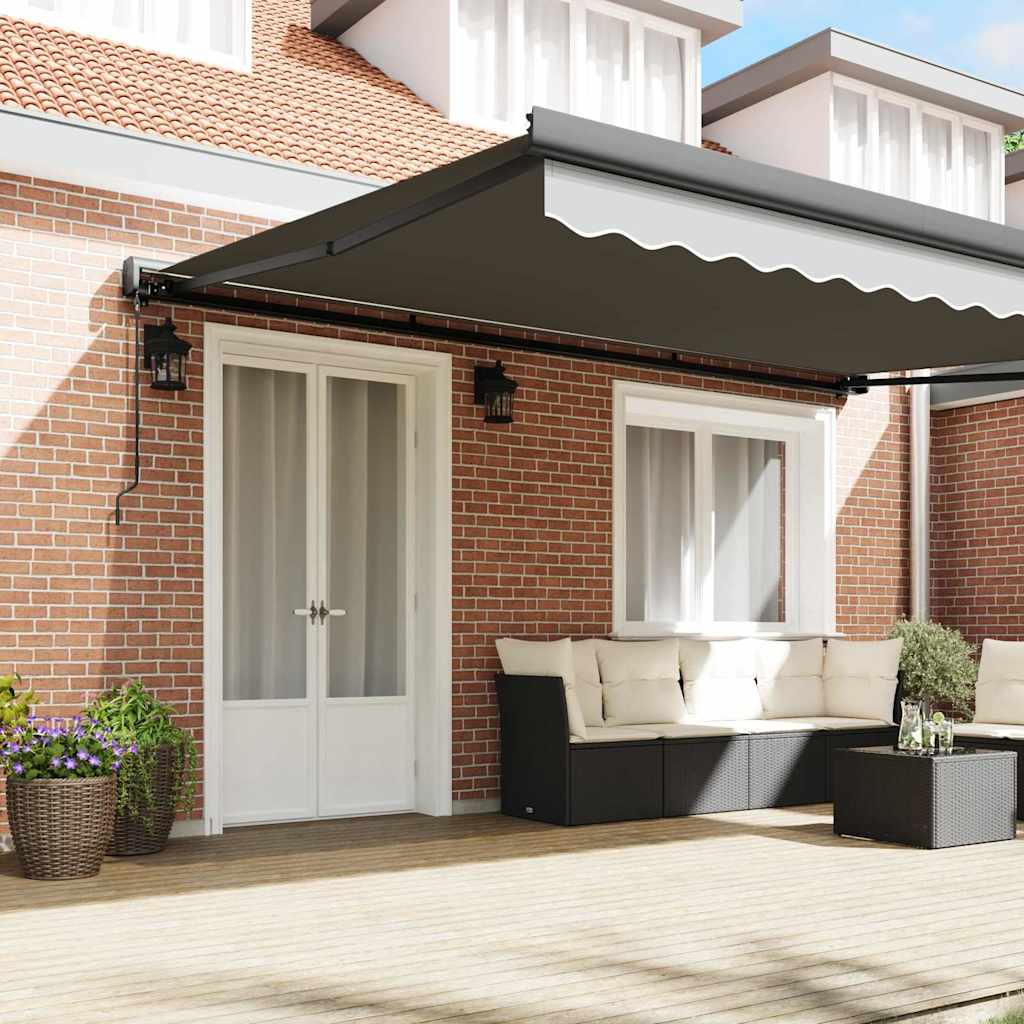 Markies Antraciet 4 × 3 m Metaal