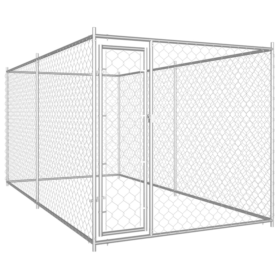Hondenkennel voor buiten 382x192x185 cm 382 x 192 x 185 cm Nee