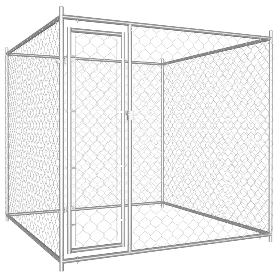 Hondenkennel Voor Buiten Met Dak 382X192X225 M