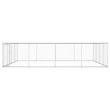 Hondenkennel voor buiten 760x760x185 cm gegalvaniseerd staal 760 x 760 x 185 cm