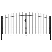 Hekpoort Dubbele Deur Met Speren Bovenkant 400X225 Cm 400 x 225 cm