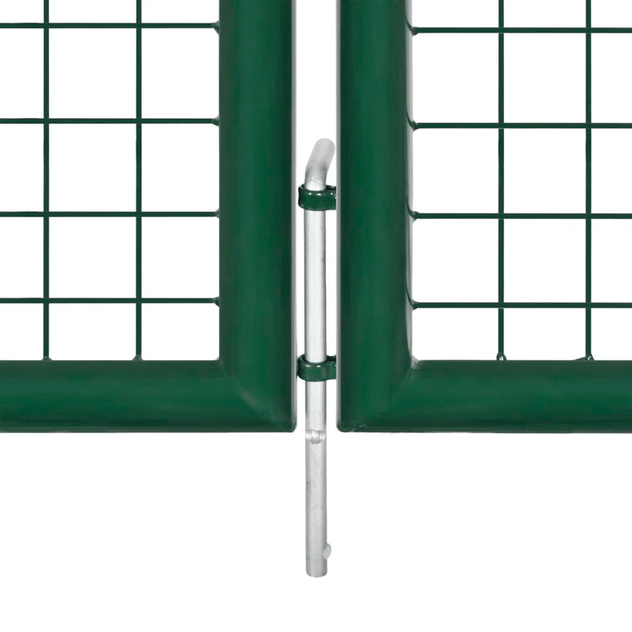 Gaaspoort Staal Groen 400 x 75 cm