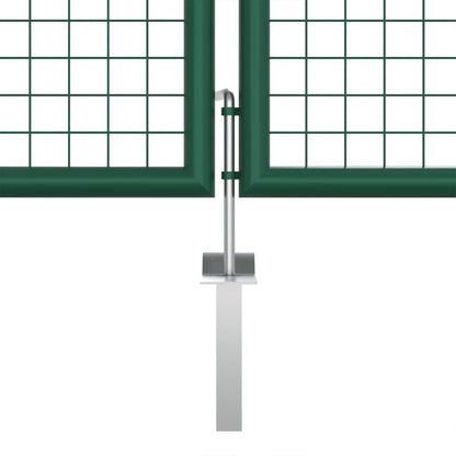 Gaaspoort Staal Groen 400 x 125 cm