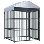 Outdoor Dog Kennel with Roof 150x150x200 cm