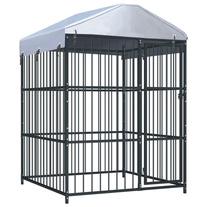 Hondenkennel Voor Buiten Met Dak 150X150X200 Cm