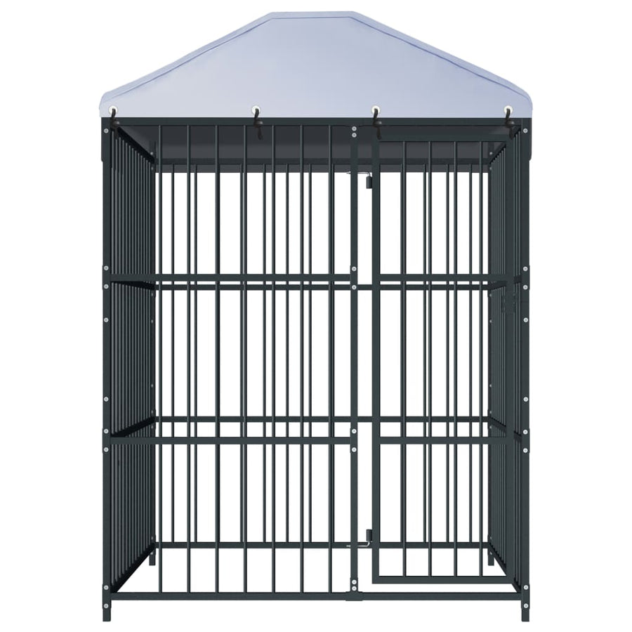 Hondenkennel Voor Buiten Met Dak 150X150X200 Cm