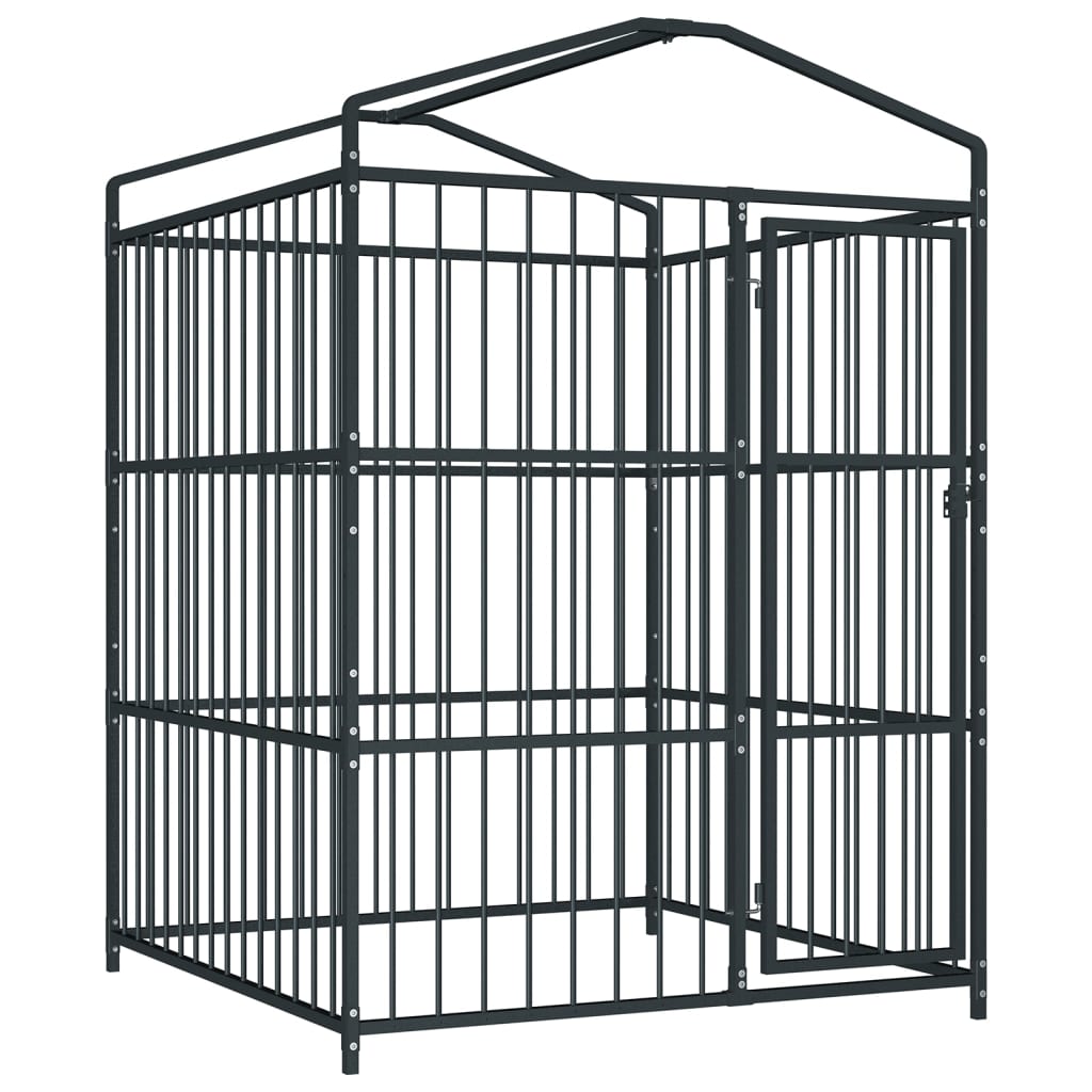 Hondenkennel Voor Buiten Met Dak 150X150X200 Cm