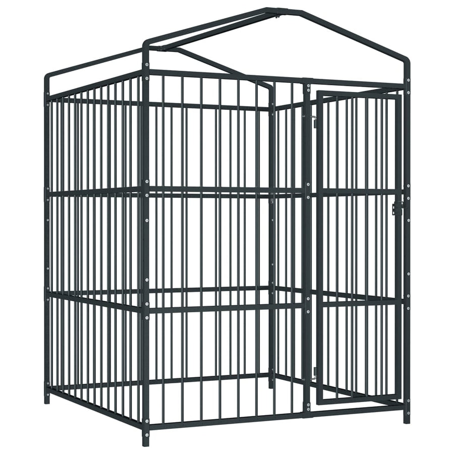 Hondenkennel Voor Buiten Met Dak 150X150X200 Cm