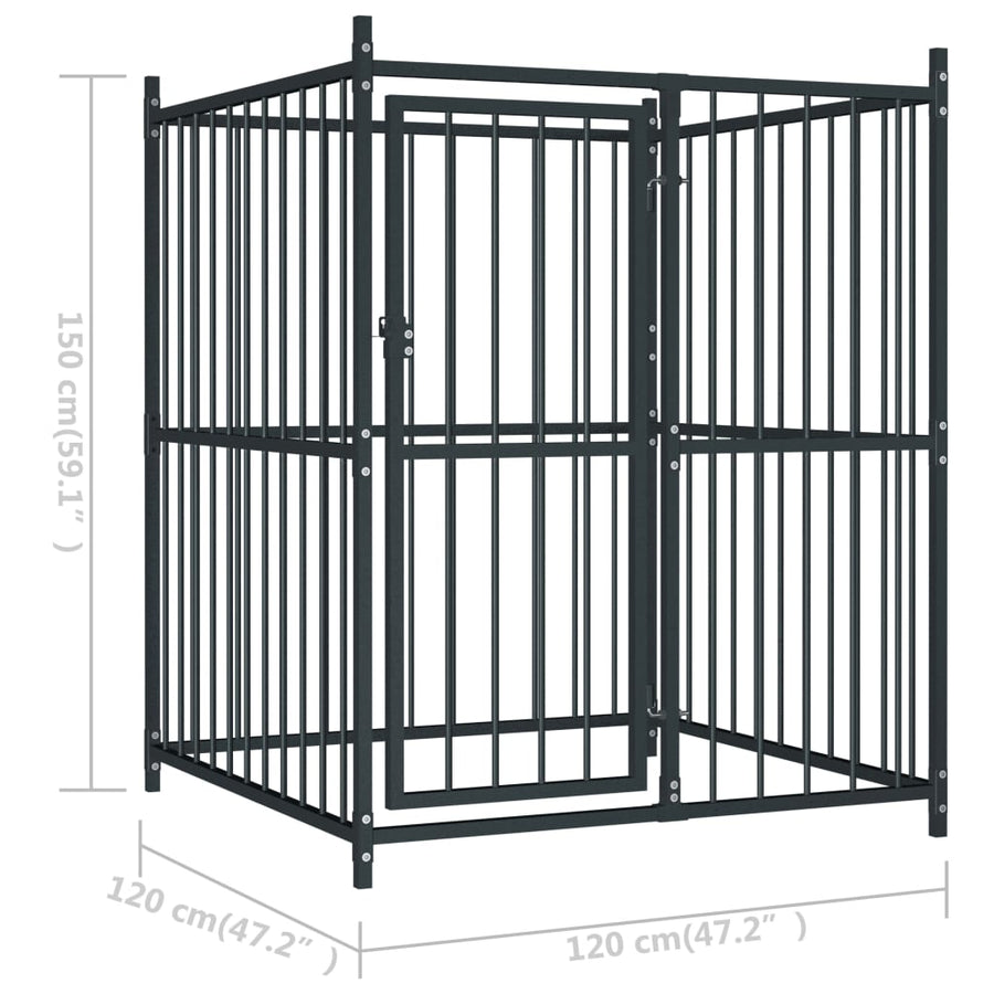 Hondenkennel Voor Buiten 120 x 120 x 150 cm