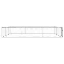 Hondenkennel voor buiten 6x6x1 m gegalvaniseerd staal