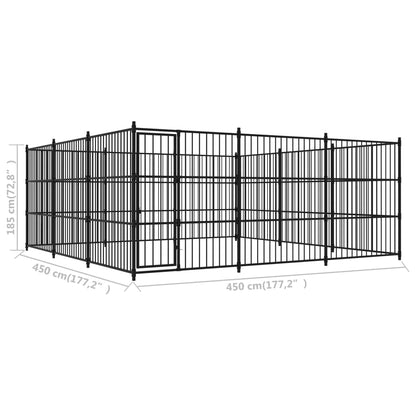 Hondenkennel Voor Buiten 450 x 450 x 185 cm
