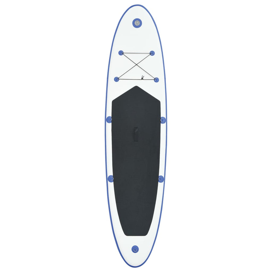 Stand Up Paddleboardset Opblaasbaar En Wit 360 x 81 x 10 cm Blauw