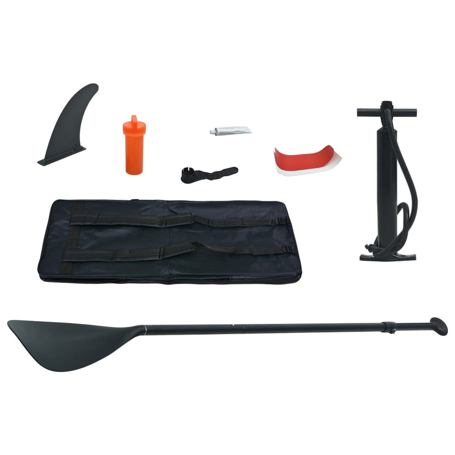 Stand Up Paddleboardset Opblaasbaar En Wit 390 x 81 x 10 cm Rood
