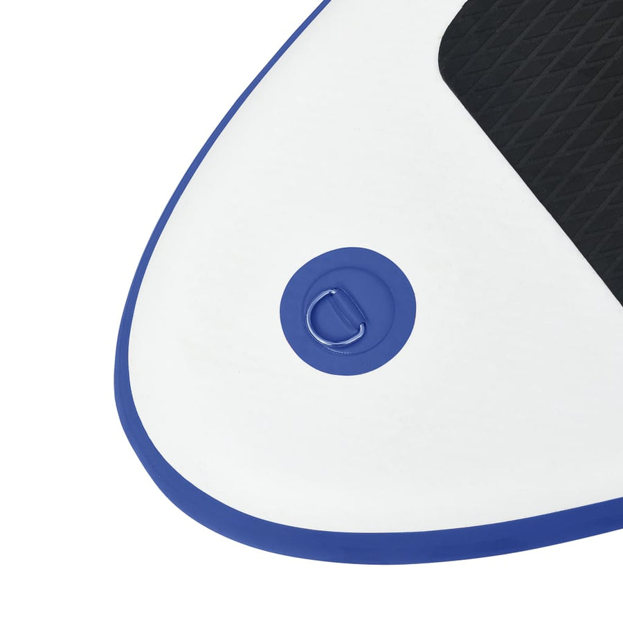 Stand-Up Paddleboard Opblaasbaar Met Zeilset Blauw En Wit 330 x 72 x 10 cm