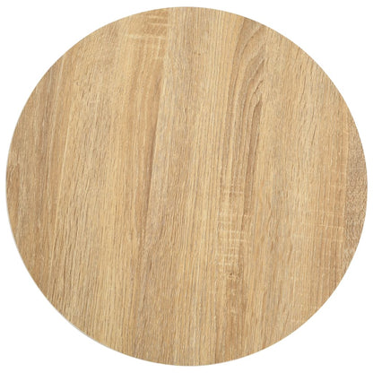 Bistrotafel 40 Cm Mdf 40 x 75 cm Lichtbruin en wit