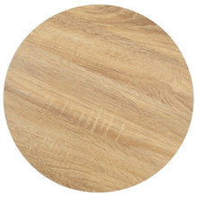Bistrotafel 40 Cm Mdf 40 x 75 cm Lichtbruin en zwart