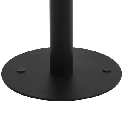 Bistrotafel 40 Cm Mdf 40 x 75 cm Lichtbruin en zwart