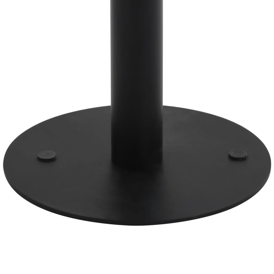 Bistrotafel 40 Cm Mdf 40 x 75 cm Lichtbruin en zwart