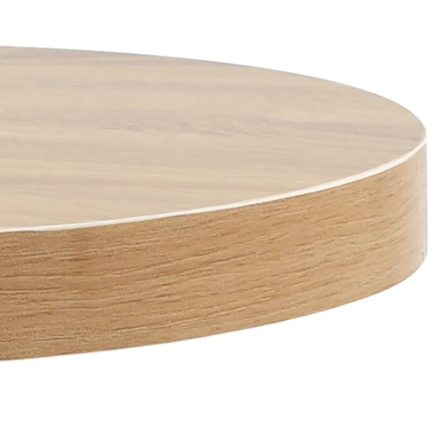 Bistrotafel 40 Cm Mdf 40 x 75 cm Lichtbruin en zwart