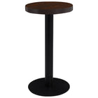 Bistro table 40 cm MDF dark brown
