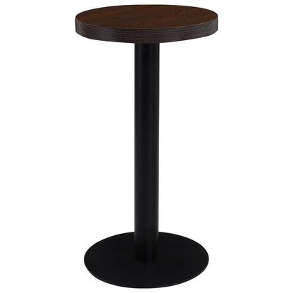 Bistrotafel 40 Cm Mdf Donkerbruin 1 40 x 75 cm Donkerbruin en zwart