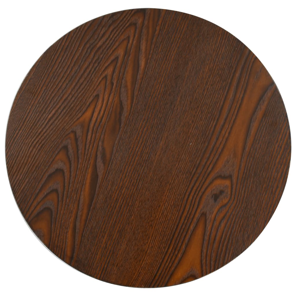 Bistrotafel 40 Cm Mdf Donkerbruin 1 40 x 75 cm Donkerbruin en zwart