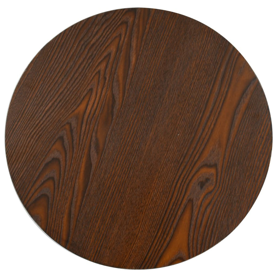 Bistrotafel 40 Cm Mdf Donkerbruin 1 40 x 75 cm Donkerbruin en zwart