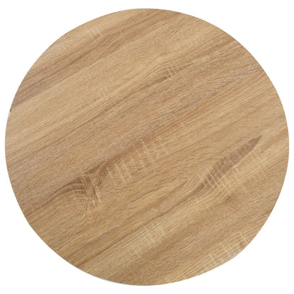Bistrotafel 50 Cm Mdf 50 x 75 cm Lichtbruin en wit