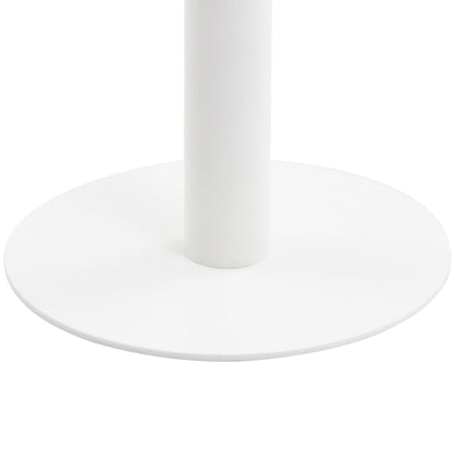 Bistrotafel 50 Cm Mdf 50 x 75 cm Lichtbruin en wit