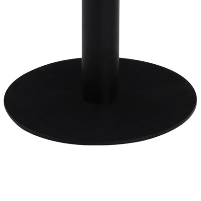 Bistrotafel 50 Cm Mdf 50 x 75 cm Lichtbruin en zwart
