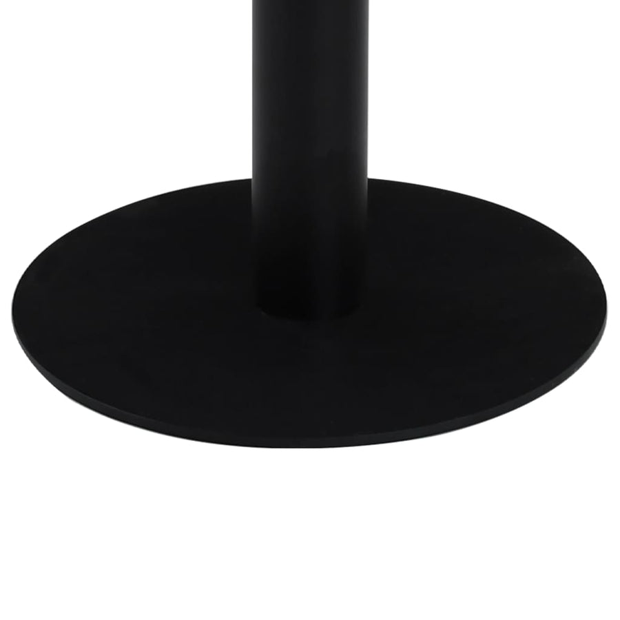 Bistrotafel 50 Cm Mdf 50 x 75 cm Lichtbruin en zwart