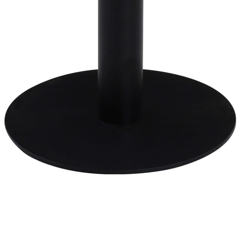 Bistrotafel 50 Cm Mdf 50 x 75 cm Donkerbruin en zwart
