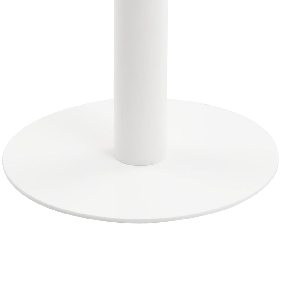 Bistrotafel 60 Cm Mdf 60 x 75 cm Lichtbruin en wit